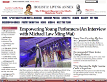 Tablet Screenshot of holisticlivingannex.com